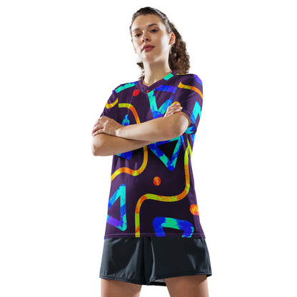 Dream Wave Festival - Arcade Crunch 1 Recycled Unisex Sports Jersey