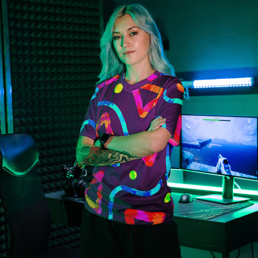 Dream Wave Festival - Arcade Crunch 2 Recycled Unisex Sports Jersey