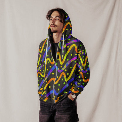 Dream Wave Festival - Thunder Burst Unisex Zip Hoodie