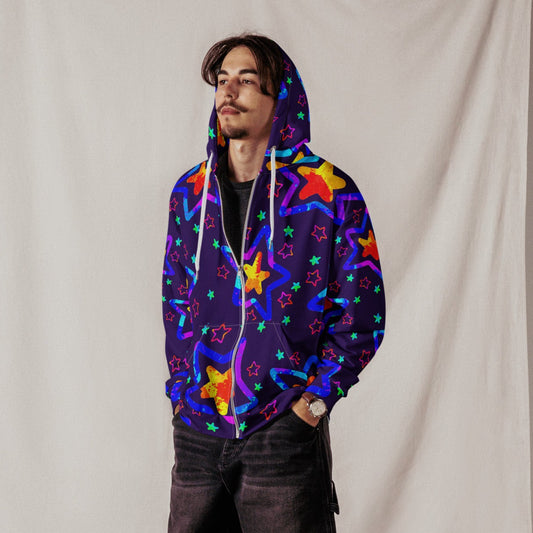 Dream Wave Festival - Starlight Delight Unisex Zip Hoodie