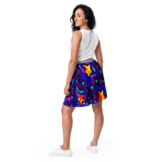 Dream Wave Festival - Starlight Delight Skater Skirt