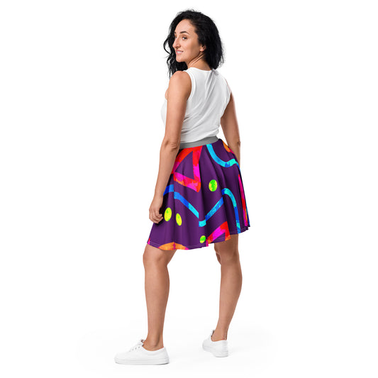 Dream Wave Festival - Arcade Crunch 2 Skater Skirt