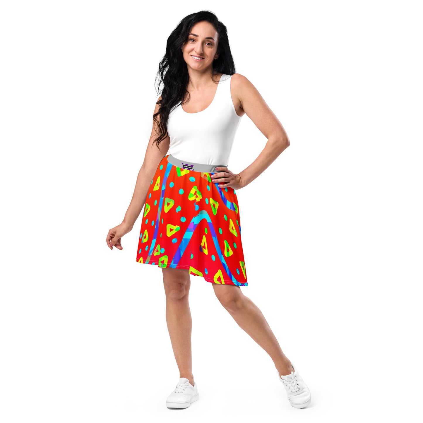 Dream Wave Festival - Warm Candy Rain Skater Skirt