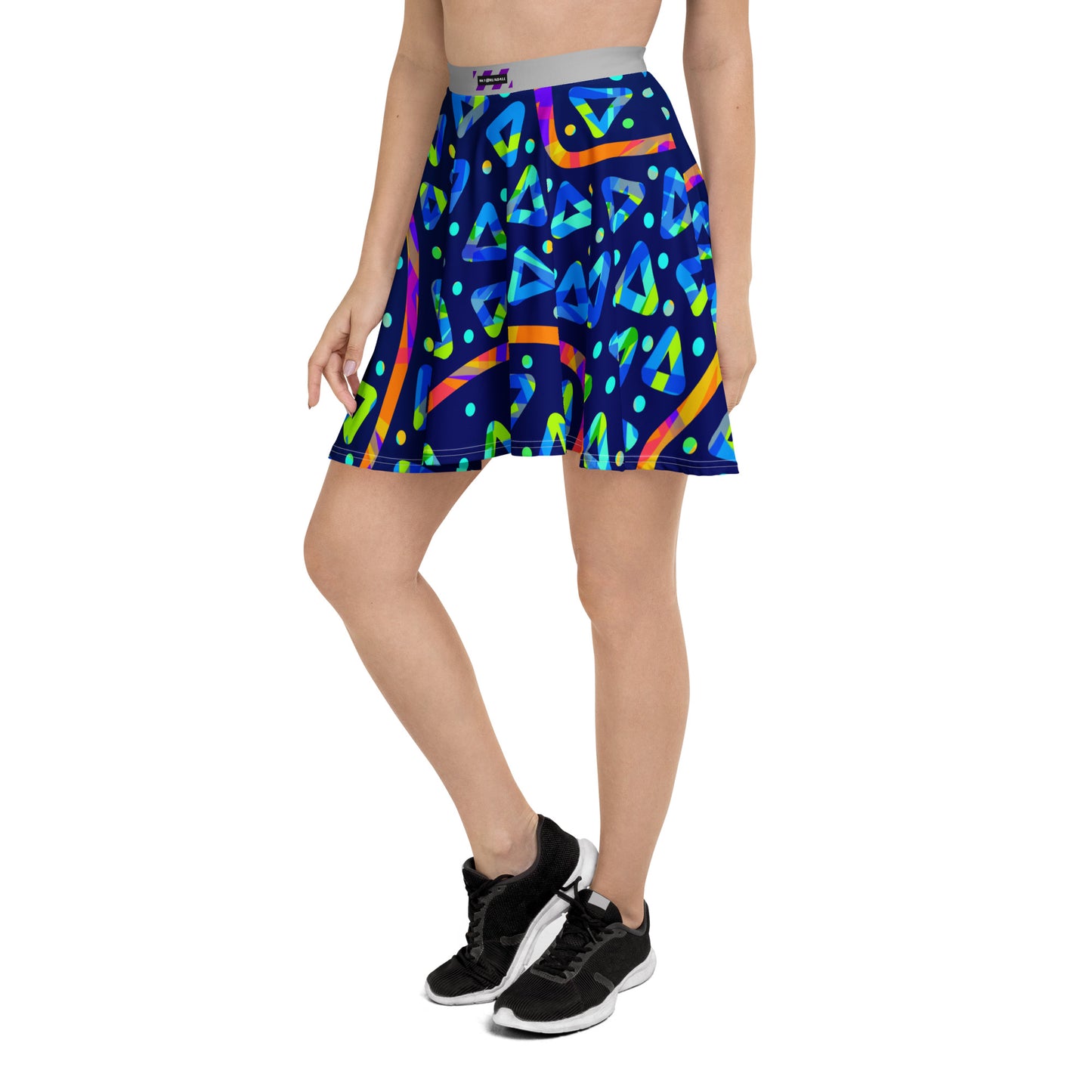 Dream Wave Festival - Electric Crumble 1 Skater Skirt