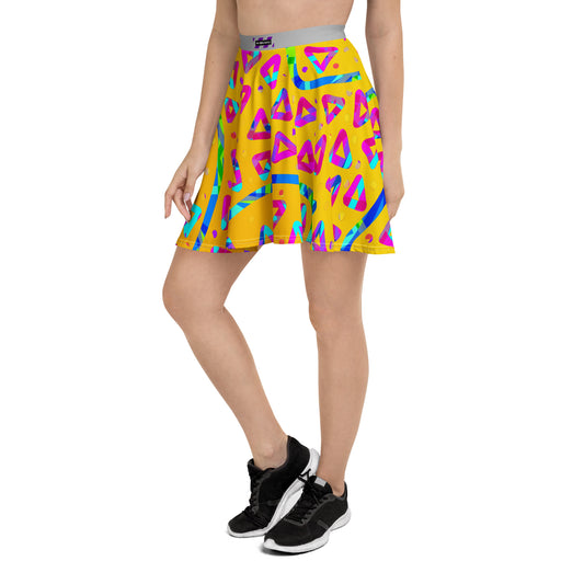 Dream Wave Festival - Electric Crumble 5 Skater Skirt