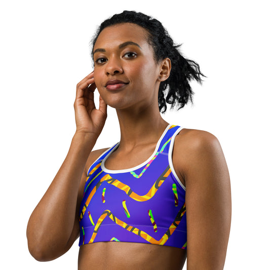 Dream Wave Festival - California Tiger Sports Bra