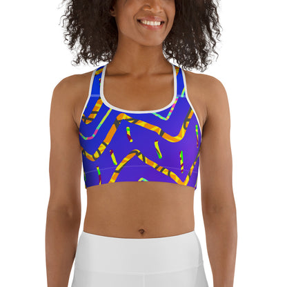 Dream Wave Festival - California Tiger Sports Bra
