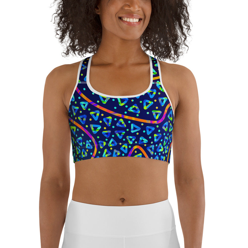 Dream Wave Festival - Electric Crumble 1 Sports Bra