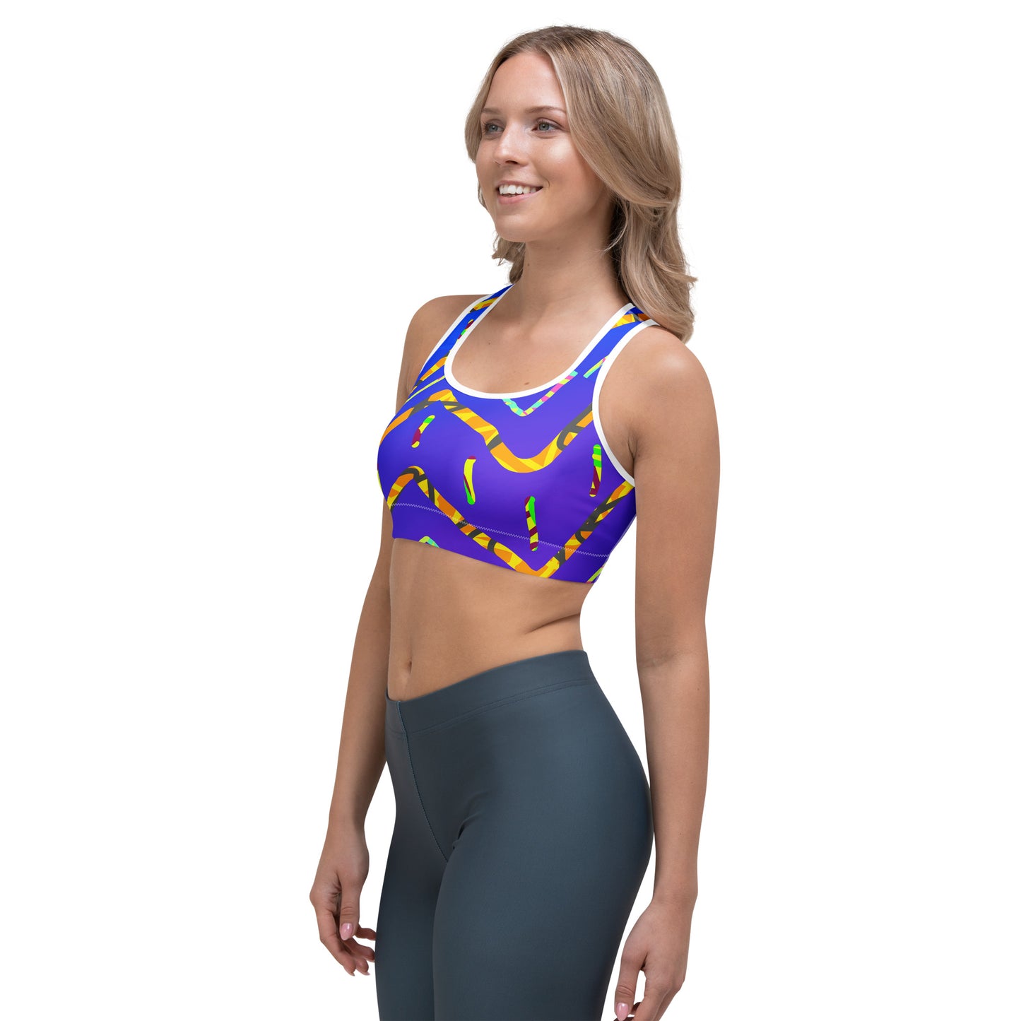 Dream Wave Festival - California Tiger Sports Bra