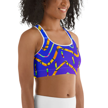 Dream Wave Festival - California Tiger Sports Bra