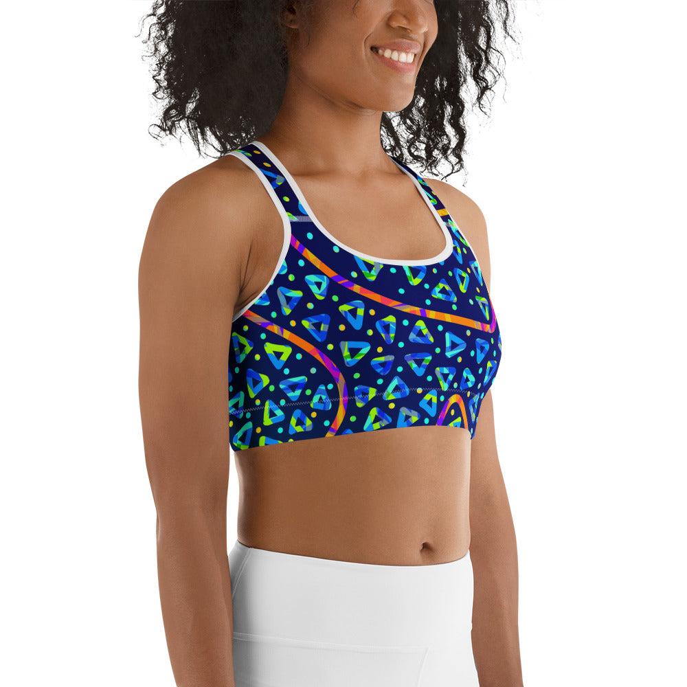 Dream Wave Festival - Electric Crumble 1 Sports Bra
