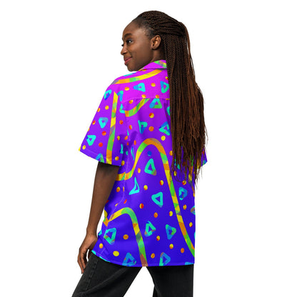 Dream Wave Festival - Cool Candy Rain Unisex Button Shirt