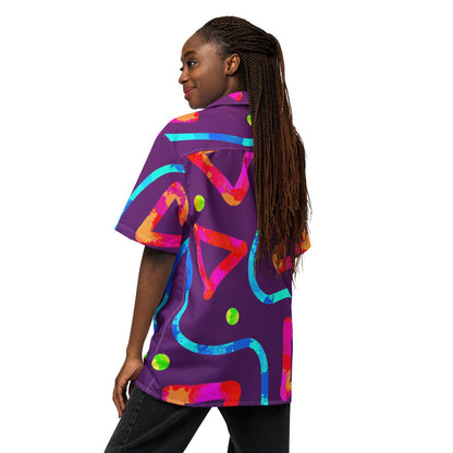 Dream Wave Festival - Arcade Crunch 2 Unisex Button Shirt