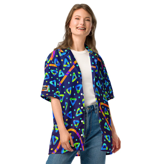 Dream Wave Festival - Electric Crumble 1 Unisex Button Shirt