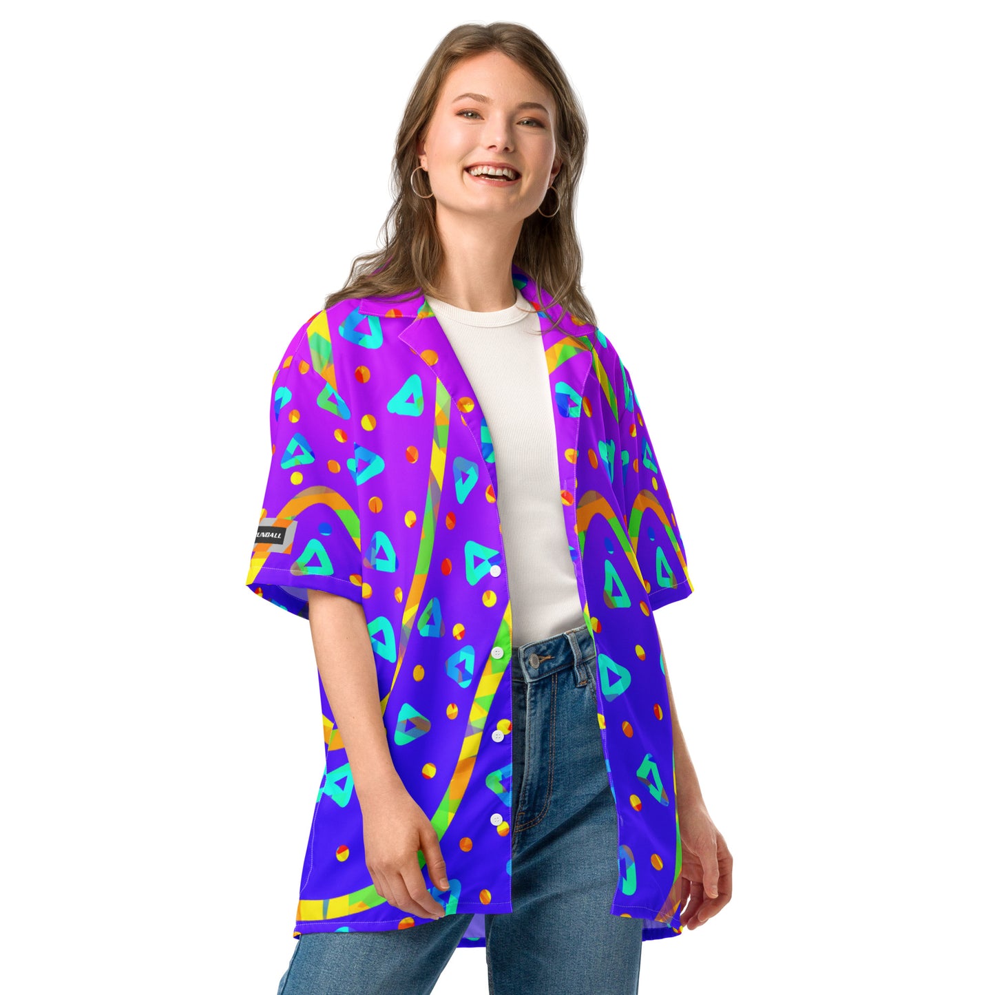 Dream Wave Festival - Cool Candy Rain Unisex Button Shirt