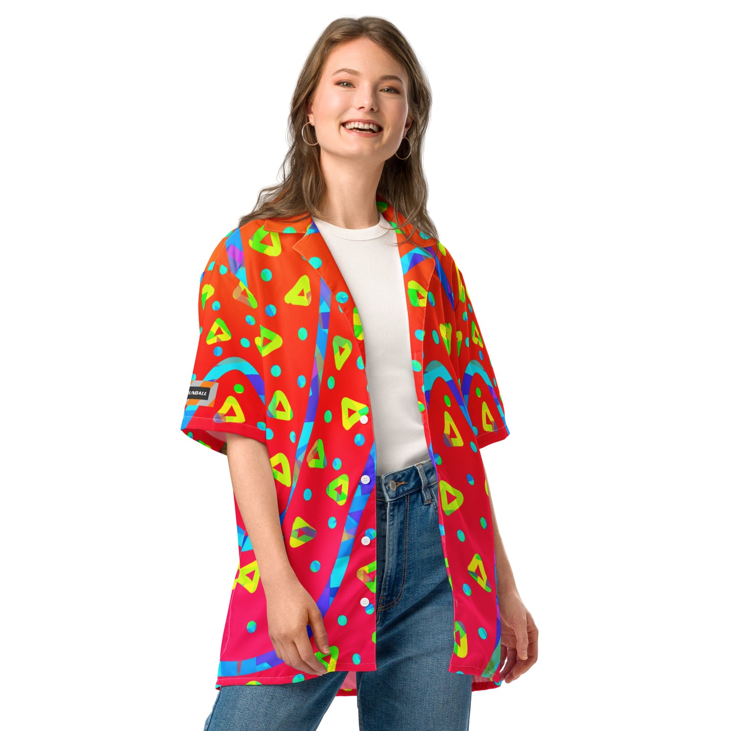 Dream Wave Festival - Warm Candy Rain Unisex Button Shirt