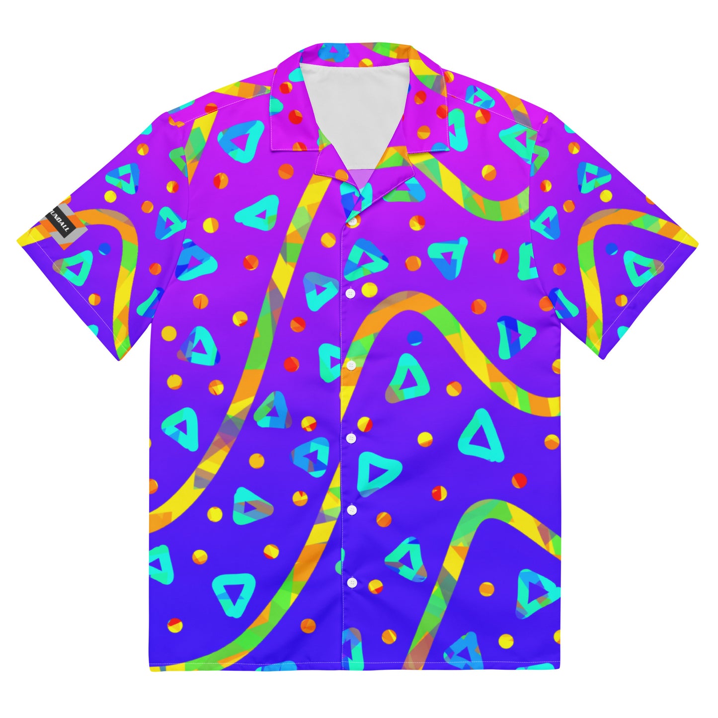 Dream Wave Festival - Cool Candy Rain Unisex Button Shirt