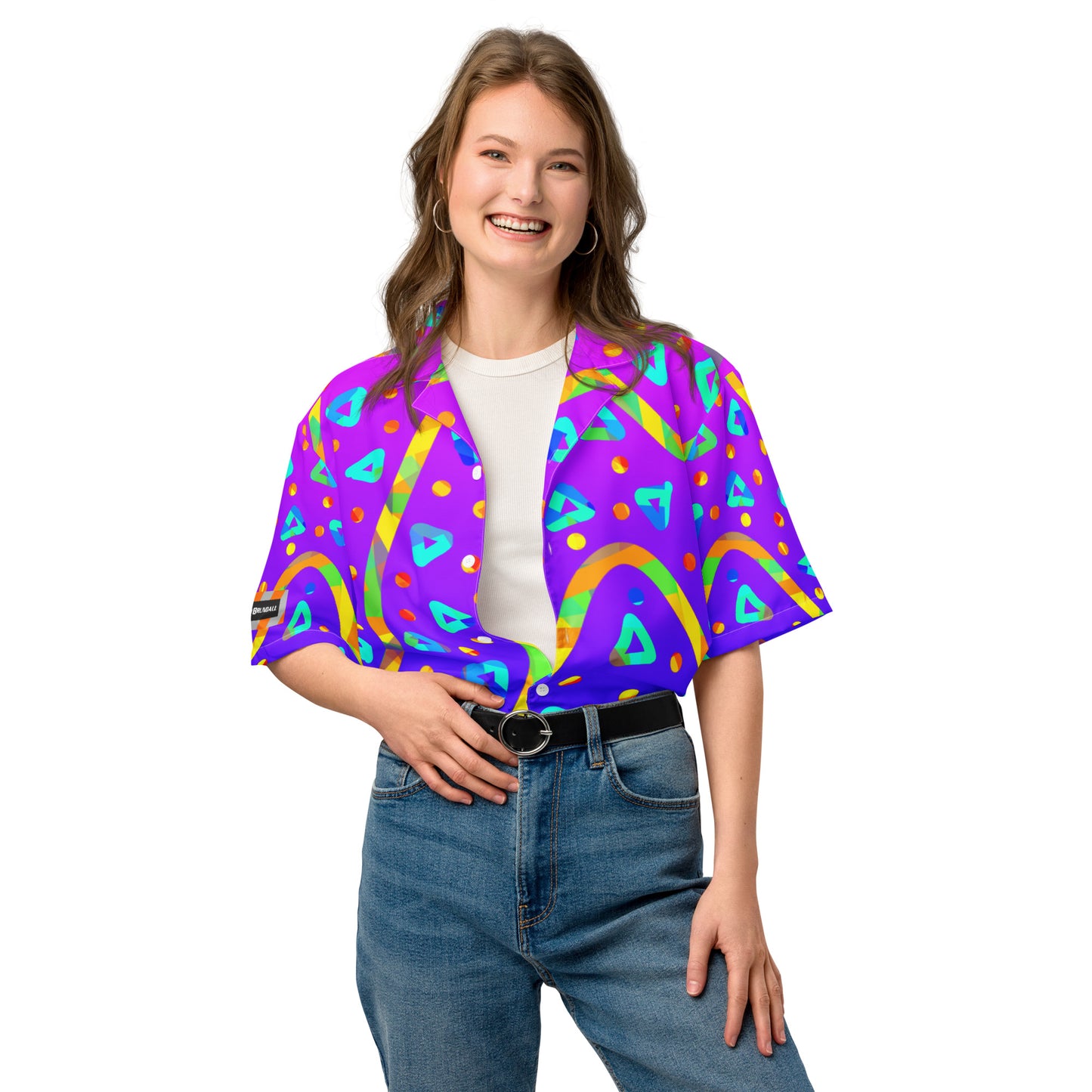 Dream Wave Festival - Cool Candy Rain Unisex Button Shirt