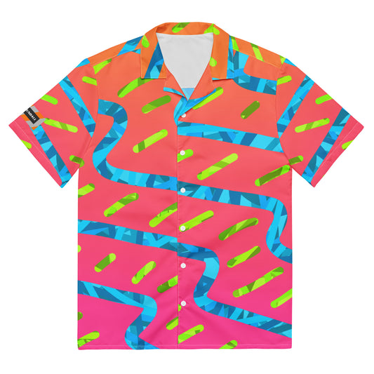 Dream Wave Festival - Summer Buzz Unisex Button Shirt