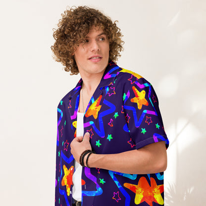 Dream Wave Festival - Starlight Delight Unisex Button Shirt