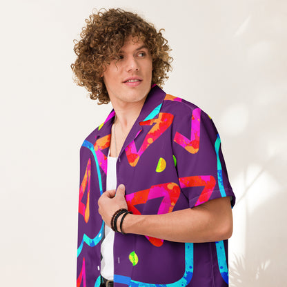 Dream Wave Festival - Arcade Crunch 2 Unisex Button Shirt