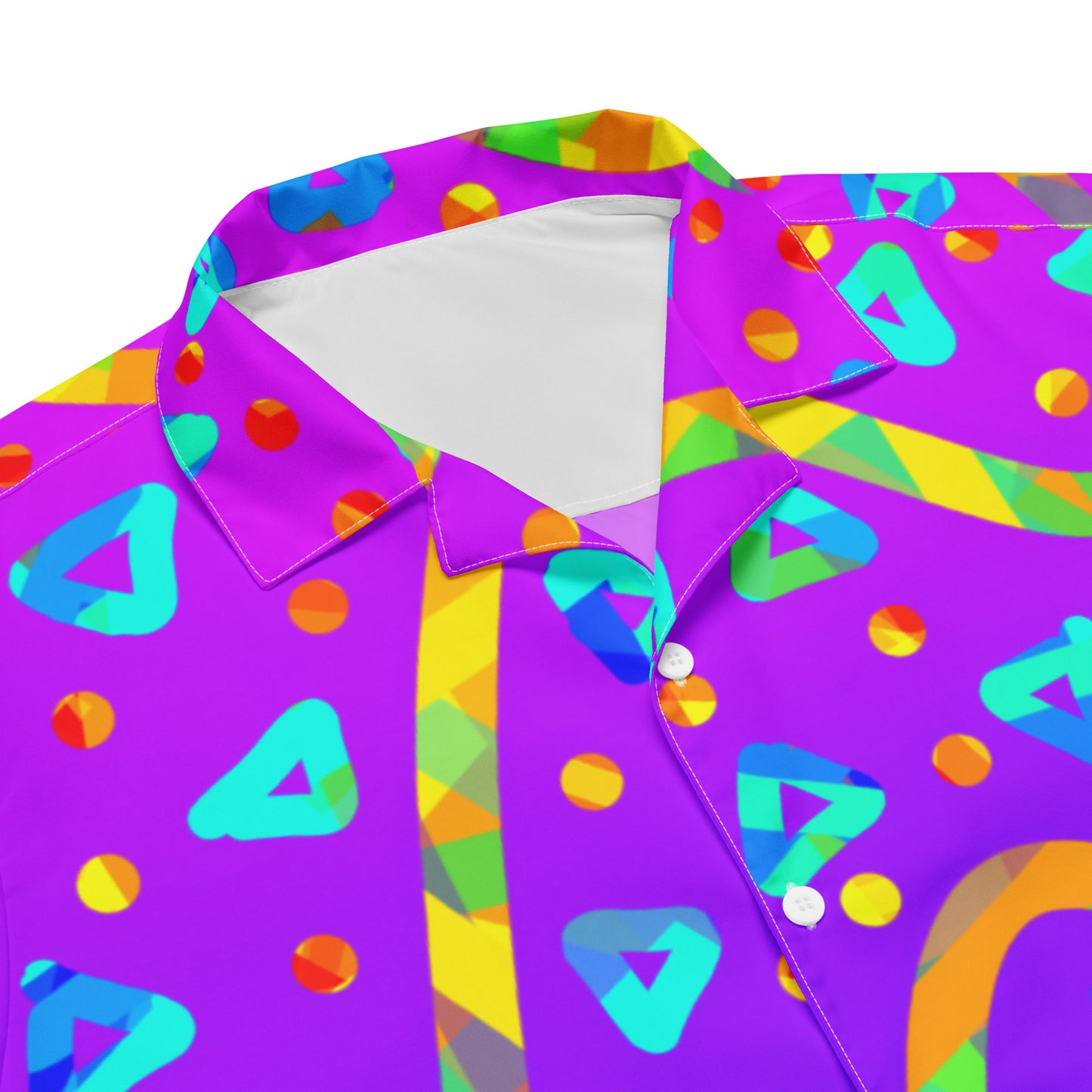Dream Wave Festival - Cool Candy Rain Unisex Button Shirt