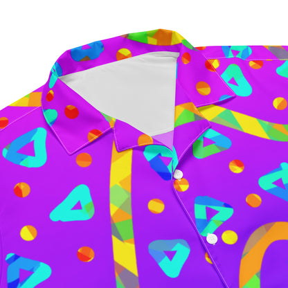 Dream Wave Festival - Cool Candy Rain Unisex Button Shirt