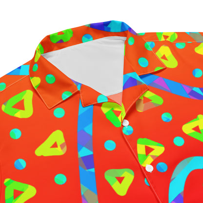 Dream Wave Festival - Warm Candy Rain Unisex Button Shirt