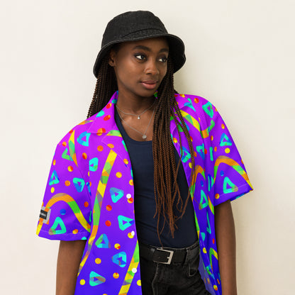Dream Wave Festival - Cool Candy Rain Unisex Button Shirt
