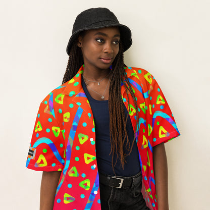 Dream Wave Festival - Warm Candy Rain Unisex Button Shirt
