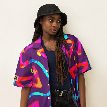 Dream Wave Festival - Arcade Crunch 2 Unisex Button Shirt