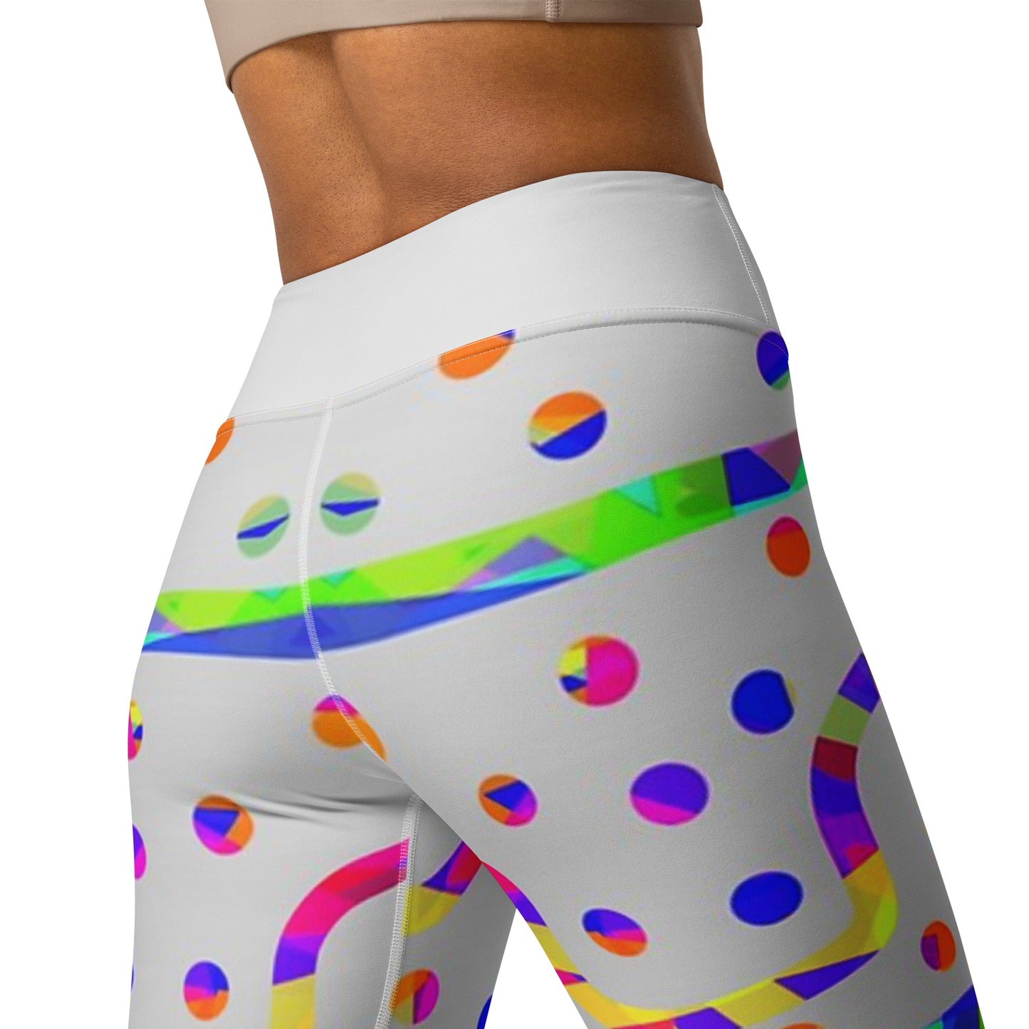 Dream Wave Festival - Rainbow Fiesta Yoga Leggings
