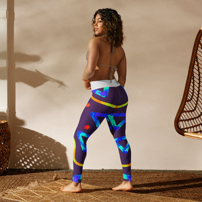Dream Wave Festival - Arcade Crunch 1 Yoga Leggings