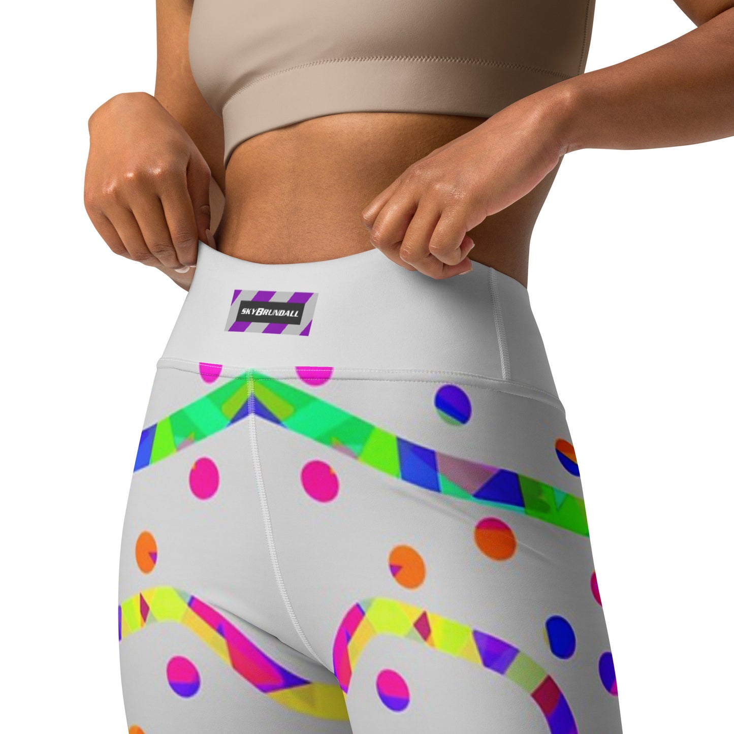 Dream Wave Festival - Rainbow Fiesta Yoga Leggings