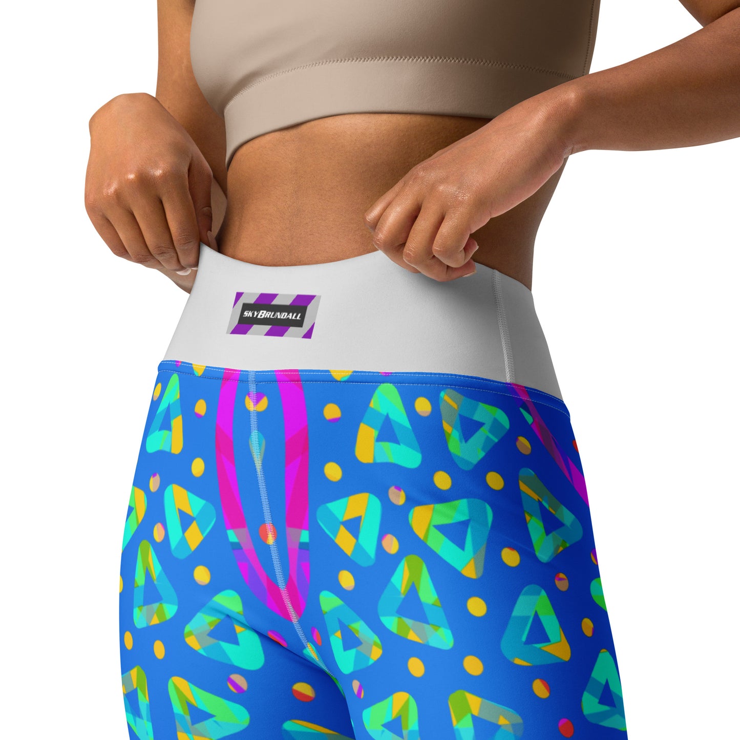 Dream Wave Festival - Electric Crumble 8 Yoga Leggings