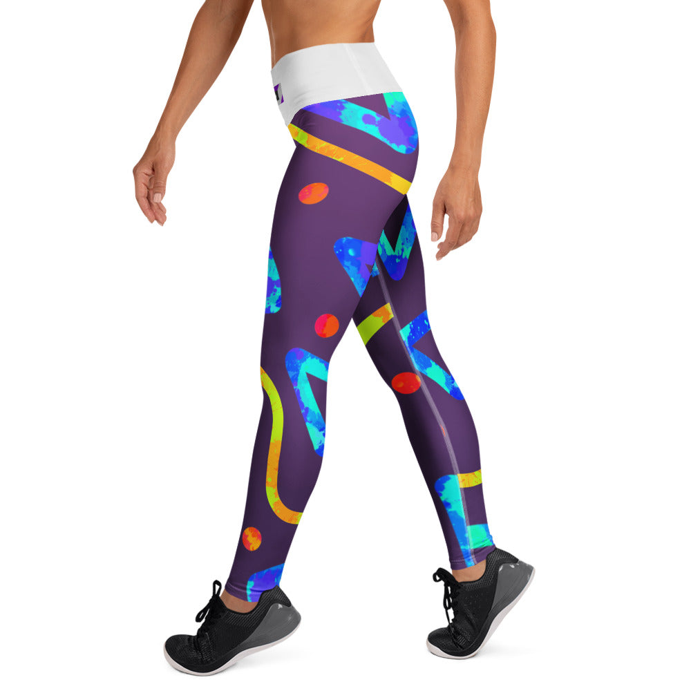 Dream Wave Festival - Arcade Crunch 1 Yoga Leggings
