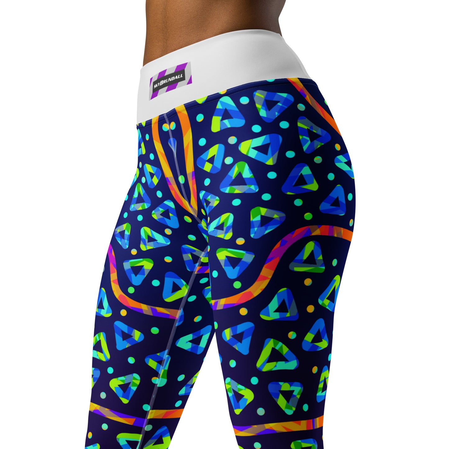 Dream Wave Festival - Electric Crumble 1 Yoga Leggings