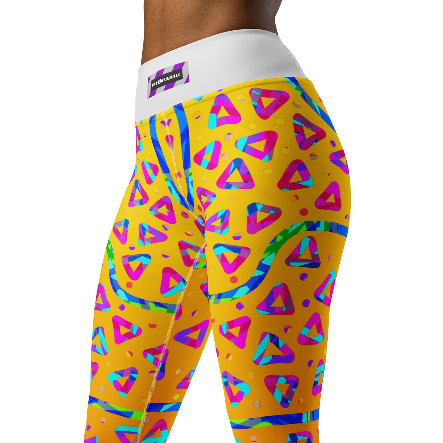 Dream Wave Festival - Electric Crumble 5 Yoga Leggings