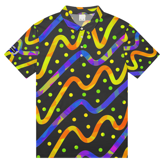 Dream Wave Festival - Thunder Burst Men’s Slim Fit Polo