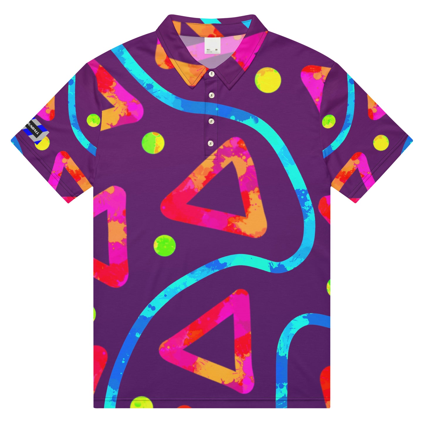 Dream Wave Festival - Arcade Crunch 2 Men’s Slim Fit Polo