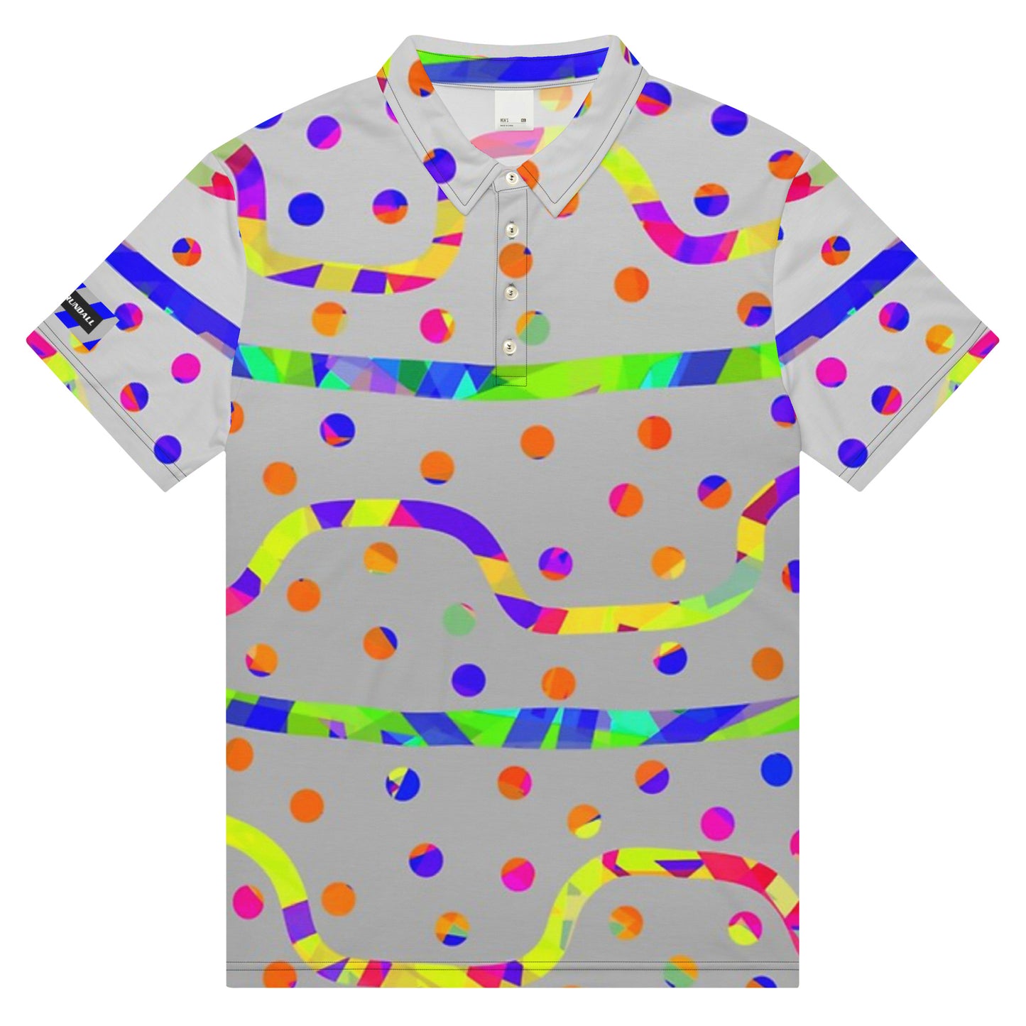 Dream Wave Festival - Rainbow Fiesta Men’s Slim Fit Polo