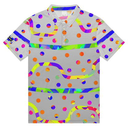 Dream Wave Festival - Rainbow Fiesta Men’s Slim Fit Polo