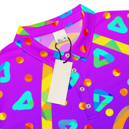 Dream Wave Festival - Cool Candy Rain Men’s Slim Fit Polo