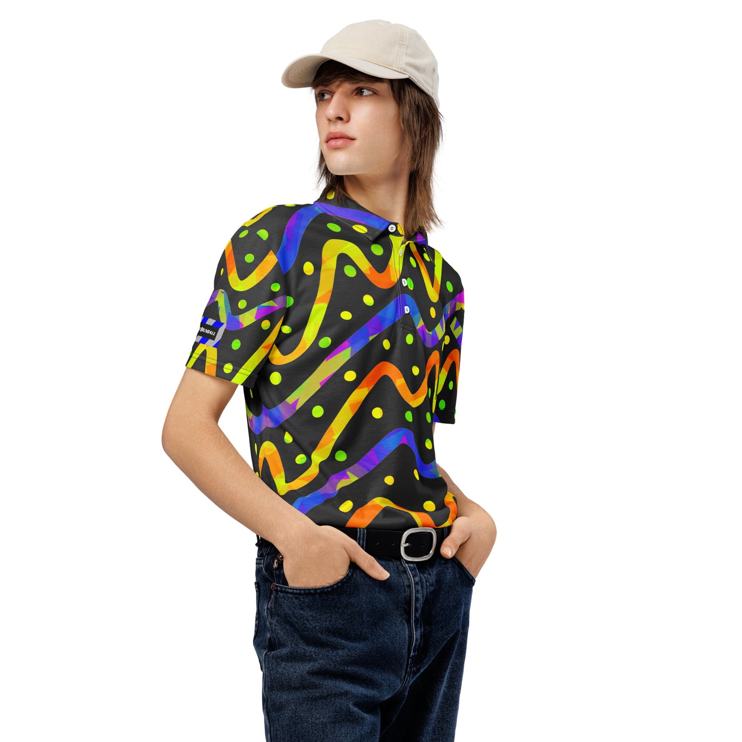 Dream Wave Festival - Thunder Burst Men’s Slim Fit Polo
