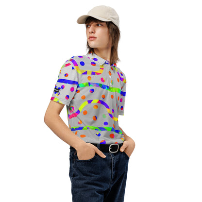 Dream Wave Festival - Rainbow Fiesta Men’s Slim Fit Polo