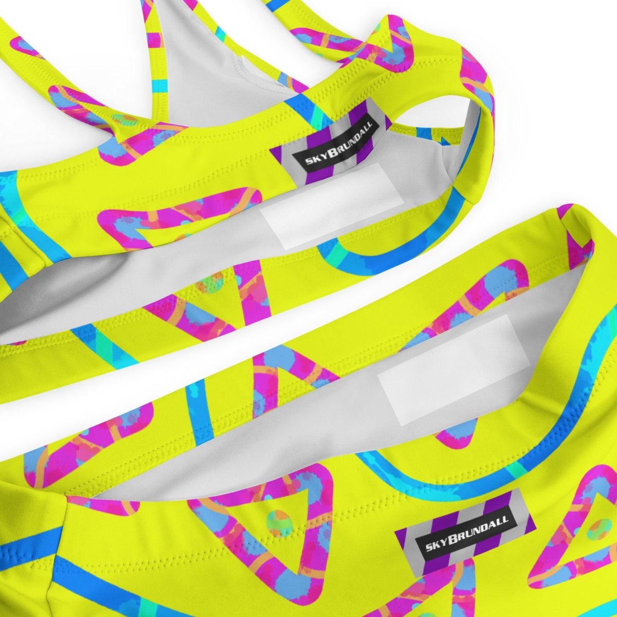 Urban Jump Yellow High-waisted Bikini from Sky Brundall Concepts