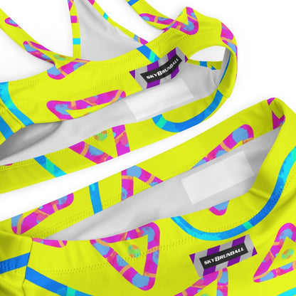 Urban Jump Yellow High-waisted Bikini from Sky Brundall Concepts