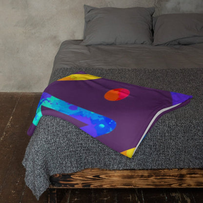 DWF Arcade Crunch 1 Throw Blanket from Sky Brundall Concepts