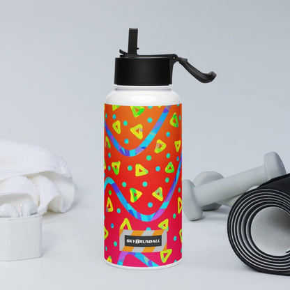 Warm Blaze Candy Rain Water Bottle from Sky Brundall Concepts