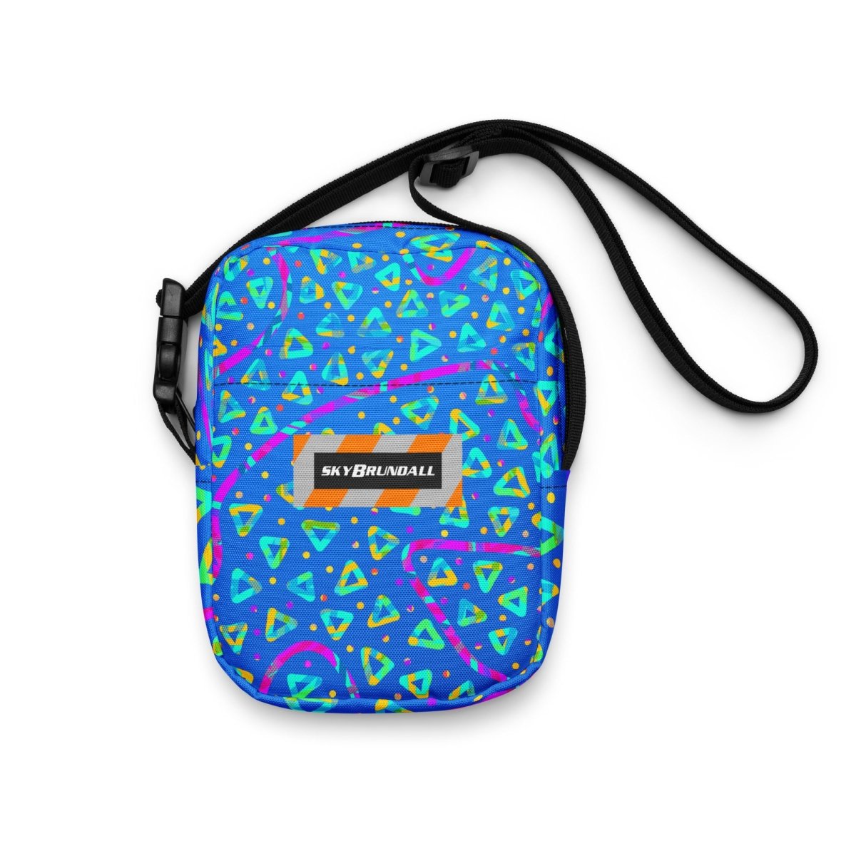 Electric Crumble Blue Utility Crossbody Bag from Sky Brundall Concepts